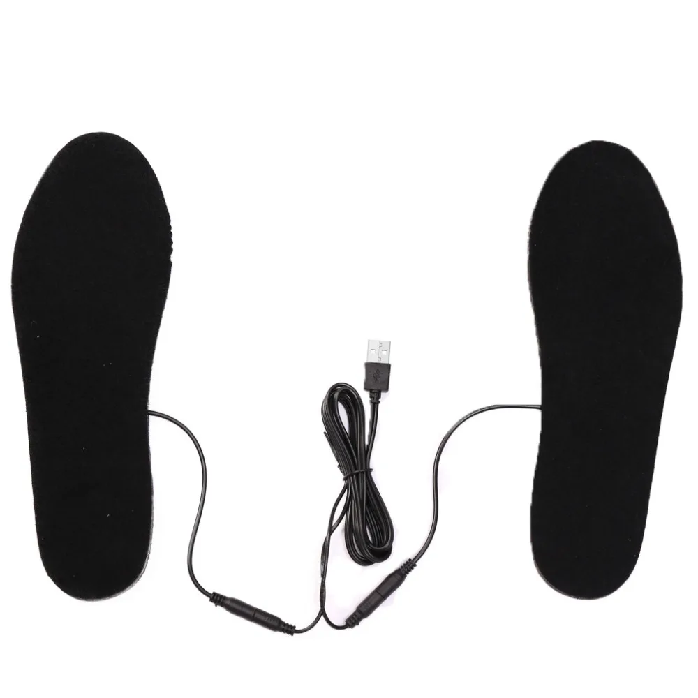 USB Heated Shoe Insoles Foot Warmer Sock Mat Winter Outdoor Sports Heating #4N20 (6)