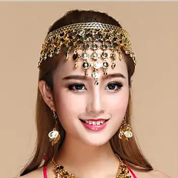 

Belly Dancing Accessories for Belly Dancer Hot Popular Women Gold Belly Dance Head Wear Accessories