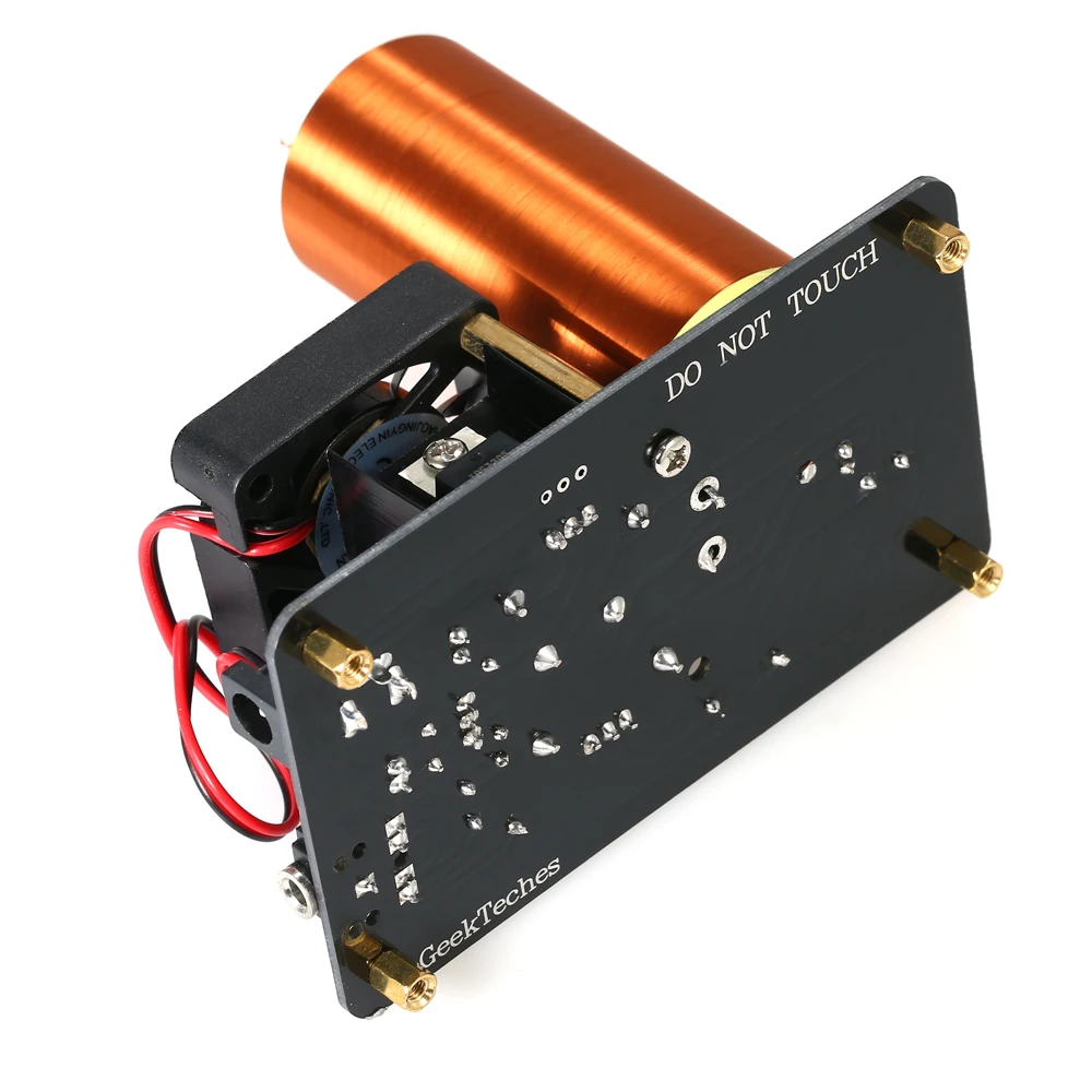 

Hot Music Tesla Coil Plasma Loudspeaker with Power Adapter Wireless Transmission Experiment Model for Easy Operation