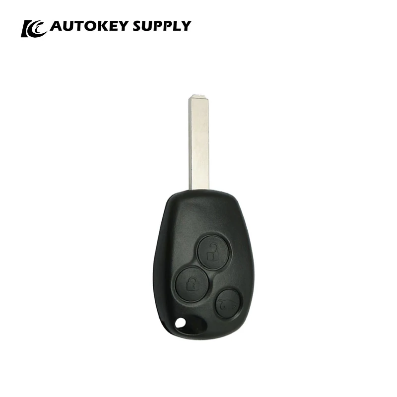 Для Renault 3-кнопочный дистанционный ключ с лезвием без логотипа (Vac102) Autokeysupply AKRNS226 |