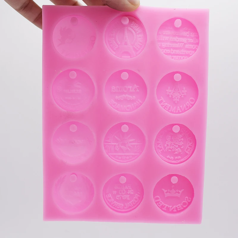 Формы для бетона круглая классическая силиконовая форма в форме монеты