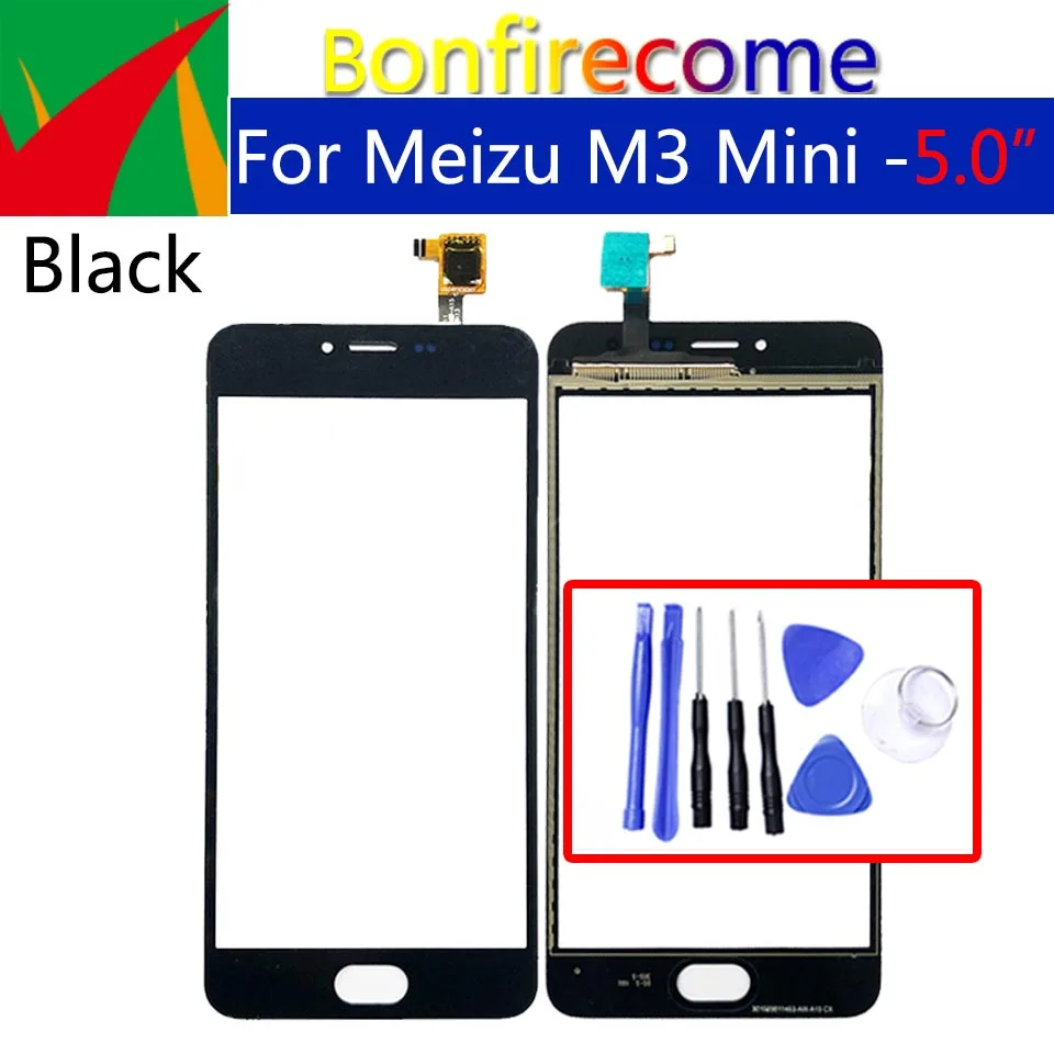 Стеклянная Сенсорная панель 5 0 дюйма для Meizu M3 Mini сенсорный экран с цифровым