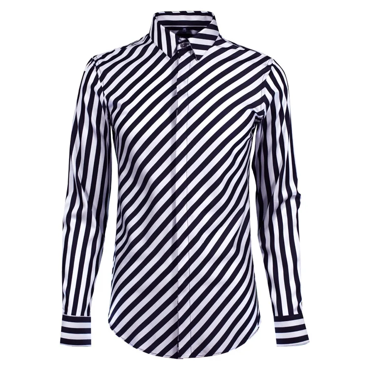 Minglu 50% хлопок 50% tencel Мужская рубашка роскошные полосатые мужские рубашки с длинным рукавом мужская рубашка Повседневная приталенная Мужская рубашка размера плюс
