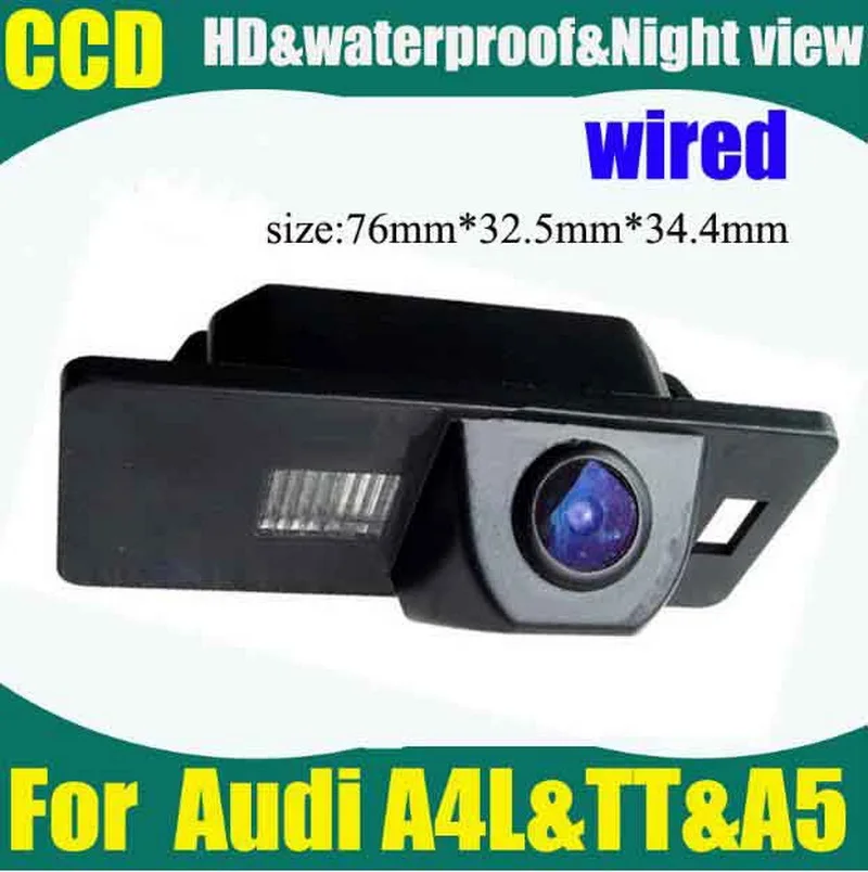 CCD HD Проводная автомобильная парковочная камера заднего вида для Audi A4L(2013-) TT(2013-) A5(2013) Автомобильная камера заднего вида 520TVL водонепроницаемая