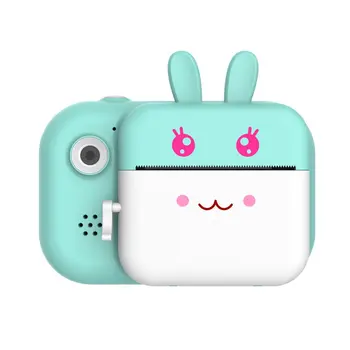 

Children Camera Instant Print Camera For Kids 1080P HD Camera With Thermal Photo Paper Toys Camera For Birthday Gifts