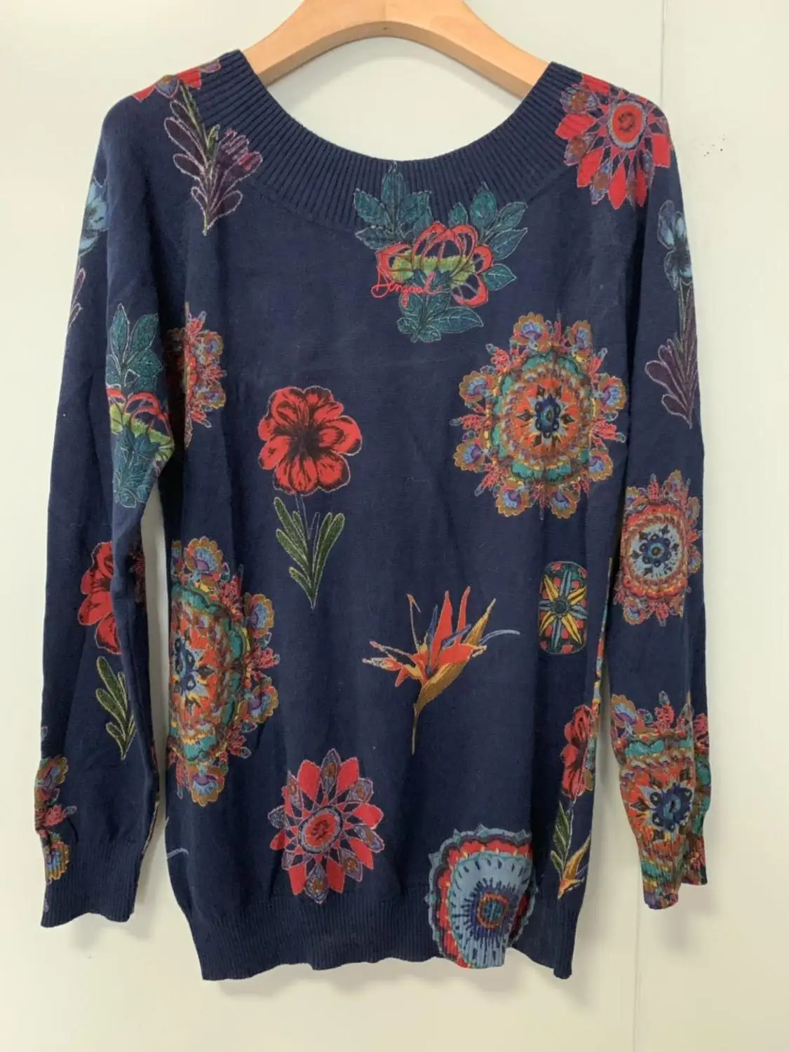 11 Nova Espanhol ° estilo эластичные с длинными рукавами, одноцветные camisola gola em s m - Цвет: 11