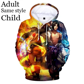 

Naruto Casual Anime Hoodie Boy Fashion Design Hooded Girl Hoodie Sweatshirt Naruto Kid Hoodies Men's Sportswear 3D Pullover