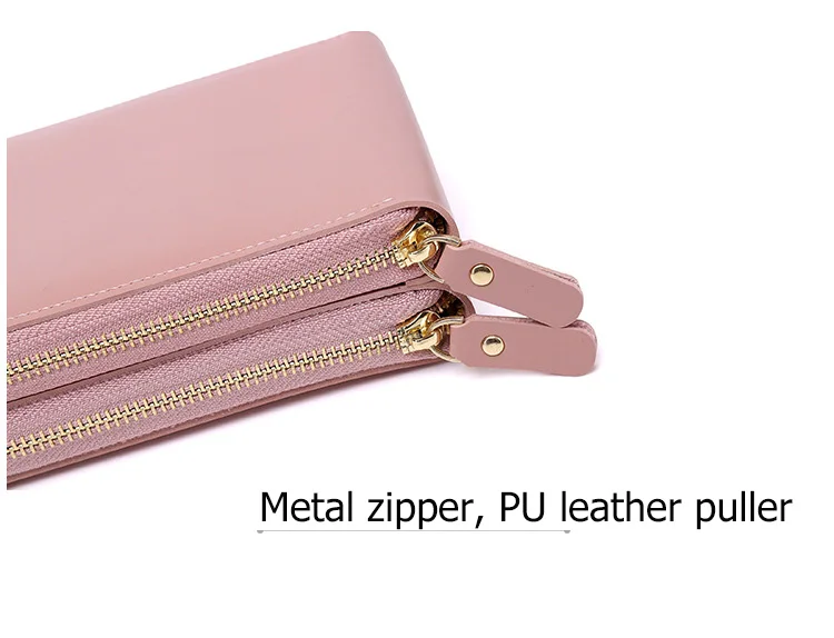 Women Wallet Clutch Purse Ladies Mini PU Leather Shoulder Messenger Bag Muti Pocket All in one Crossbody Phone Bag Female Wallet (8)