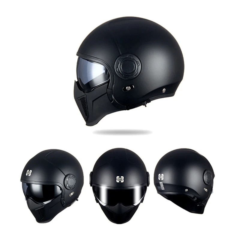 Cyril Multipurpose Helmet Combination Helmet Black Warrior Four