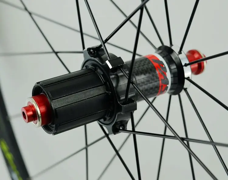 700C велосипедный карбоновый волоконный концентратор, прямой Потяните шоссейный велосипед C/V, Тормозные колеса 40 мм, матовый черный Алюминиевый обод, набор колец