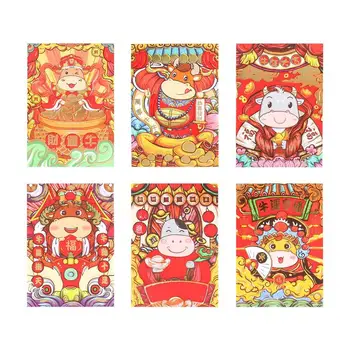 

60pcs Red Envelopes Money Envelopes Red Packets for Family Kids