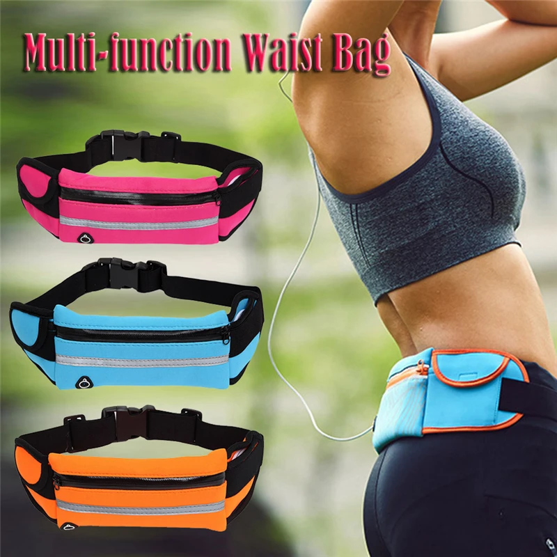 Ultra Light Running Waist Bag Women Men Multi-function Phone Bag Portable Belt Bag Marathon sports pocket Packing Cubes Travel (1)