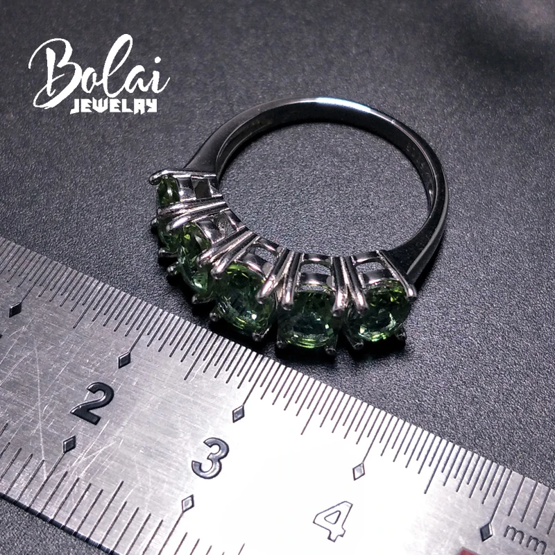 Bolaijewelry, кольца Zultanite из стерлингового серебра 925 пробы, создаваемые цвета, меняющие драгоценный камень, ювелирные украшения для женщин, повседневная одежда, хороший подарок