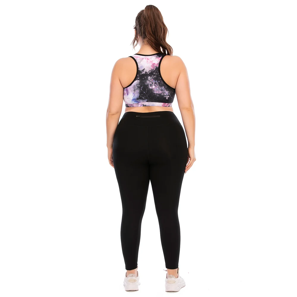 New Women Tracksuit Yoga Suit Sportswear Sportsuits Plus Size For Female Gym Sport Running Sets  Big Large Tacking Wear
