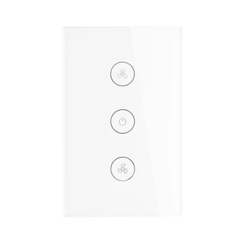 

12cm WiFi Smart Fan Switch Remote Control Speed Control Compatiable for Alexa/Amazon ECHO/Google Home