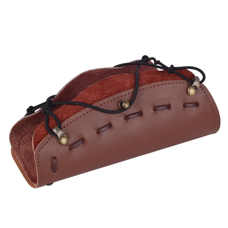 équipement Chasse Vintage Protège-bras (armguard) Vintage En Cuir Véritable - Fabrication Américaine, Ambidextre Protège-bras Tir à L'arc