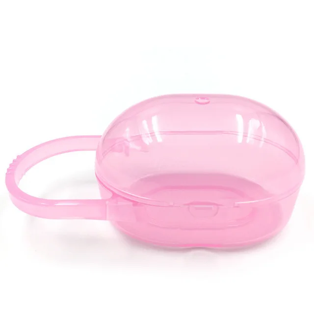 Colour Pacifier Baby Solid Box Soother Container Holder Box Travel Storage Case Safe Holder Pacifier Plastic