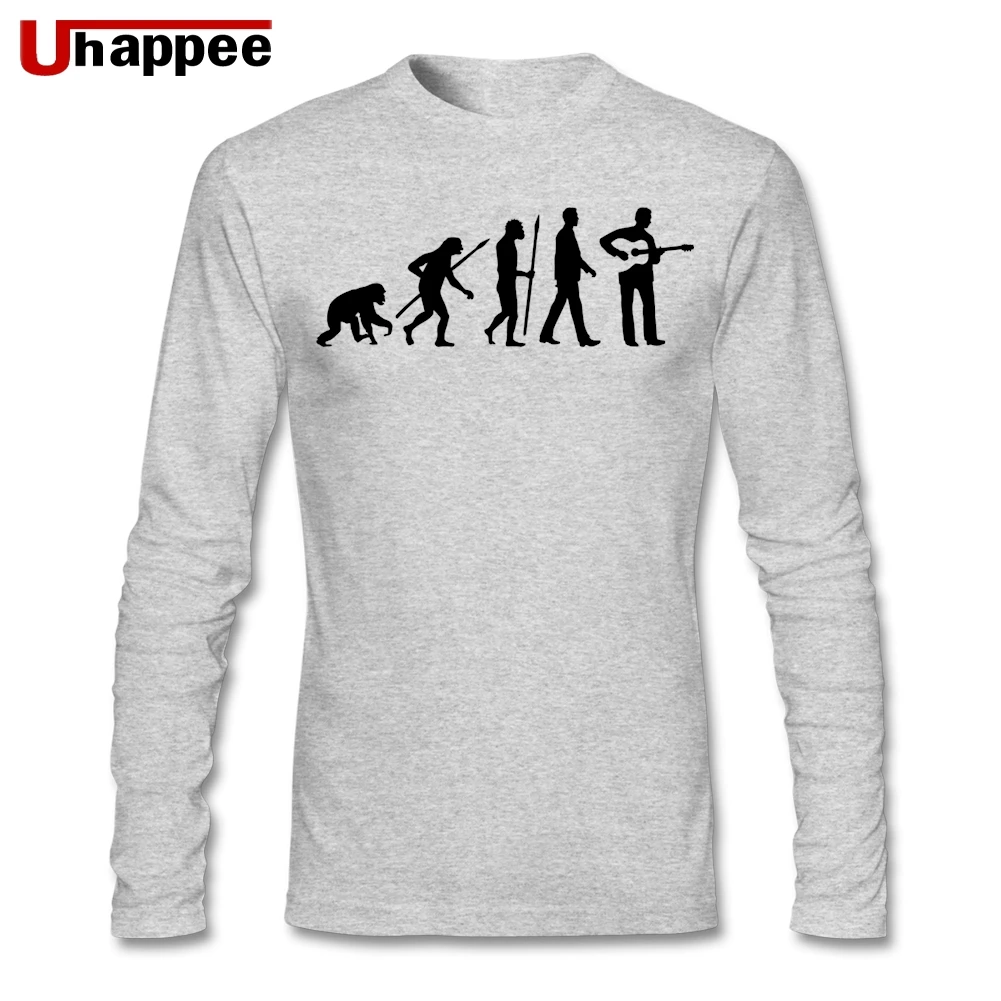 Хип-хоп Evolution Akustik Gitarre spieler футболки с гитарами мужские высококачественные Crewneck