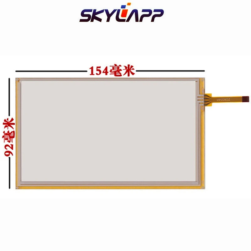 New 6.2''inch TouchScreen for Santa Car DVD PW062XS6 154mm*92mm Resistance Handwritten Touch Panel Screen Glass Digitizer Repair |