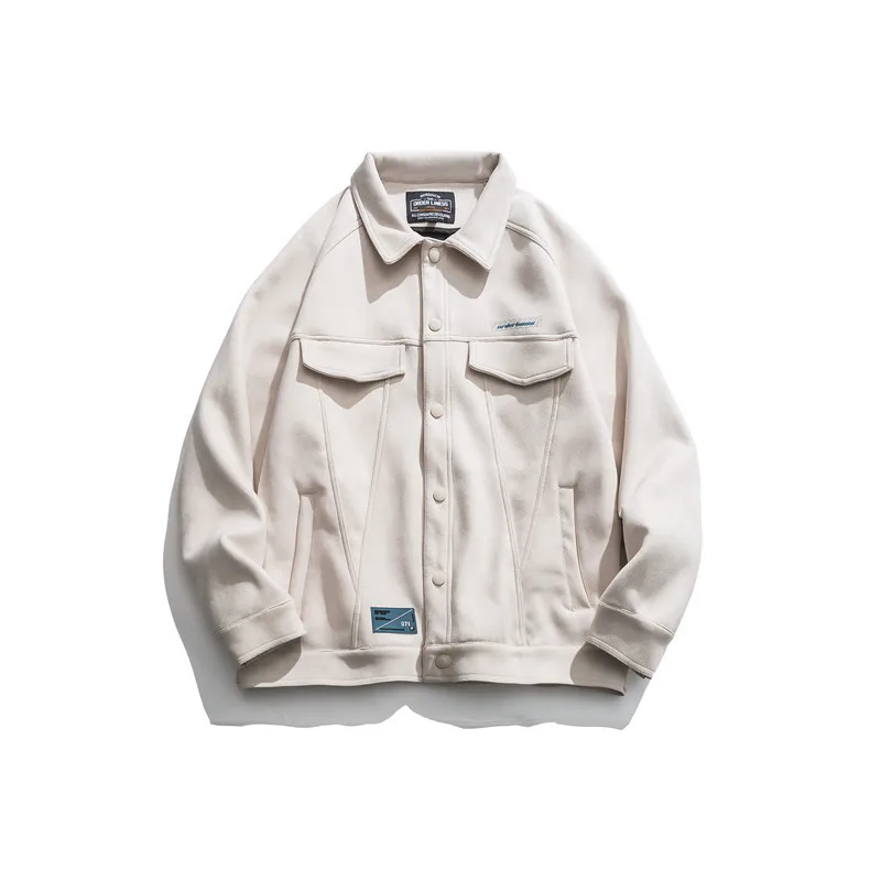 

Tang Mu Cool Spring New Style Japanese-style Retro Multi-pockets Loose-Fit Turn-down Collar Coat BOY'S Casual Tooling Jacket Fas