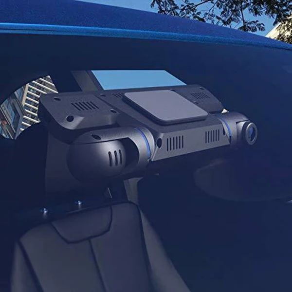  P28 Dash Cam With Wifi Dual 1920X1080P Front And Cabin Dash Camera