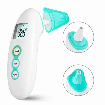 

Muti-fuction Baby/Adult Digital Termomete Infrared Forehead/Ear /Body Thermometer Gun contact Temperature Measurement Device