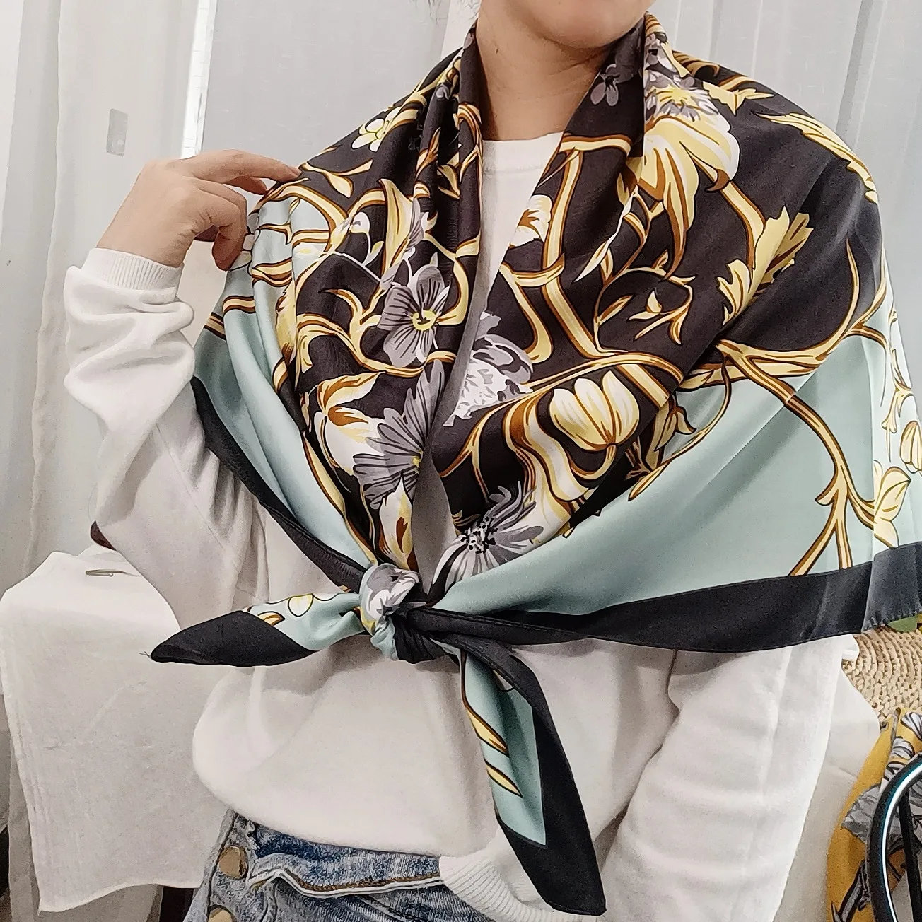 Рисунок 4 - Модный Ретро атласный Шелковый