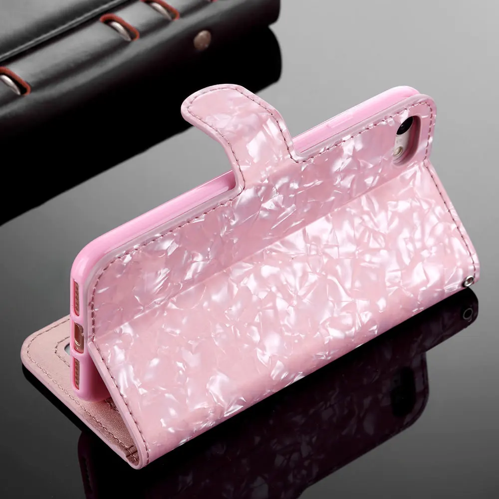LLZ. COQUE кожаный чехол-книжка с мраморным магнитным бумажником для Apple Iphone Xr XS MAX 7 8 PLUS X 5 5S SE 6 6S PLUS Bling Cover Capas