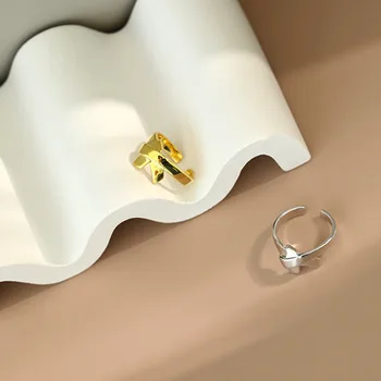 

Rings For Women 925 Sterling Silver Bowkont Adjustable Gold Ring Gothic Anillos De Plata 925 De Ley Mujer Fashion Jewellery Gift
