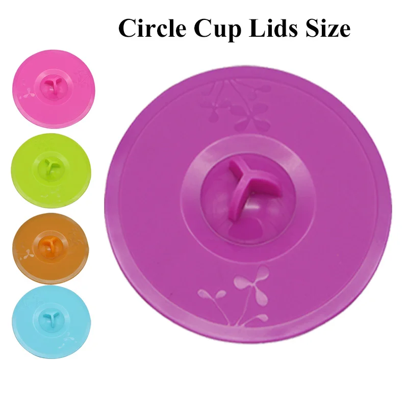 Силиконовые крышки для чашек, круглая крышка для чашек, герметичная крышка для кружек, крышки для горячих чашек, ложка, держатель 11 см, 4,3 дюйма, детали для посуды
