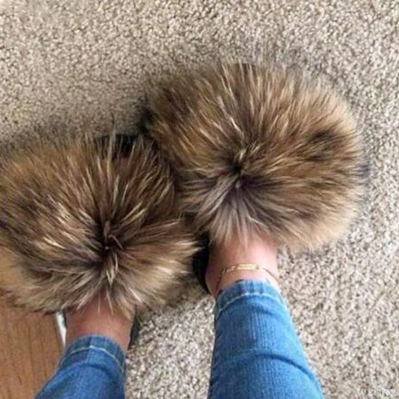 big fuzzy slippers