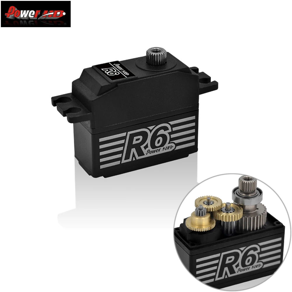 

Power HD R6 Metal Geal Rc Servo 7.5KG/28.5g for 1/12 RC Cars /Pancar 500 Helicopter / Mono1 Rc Boat