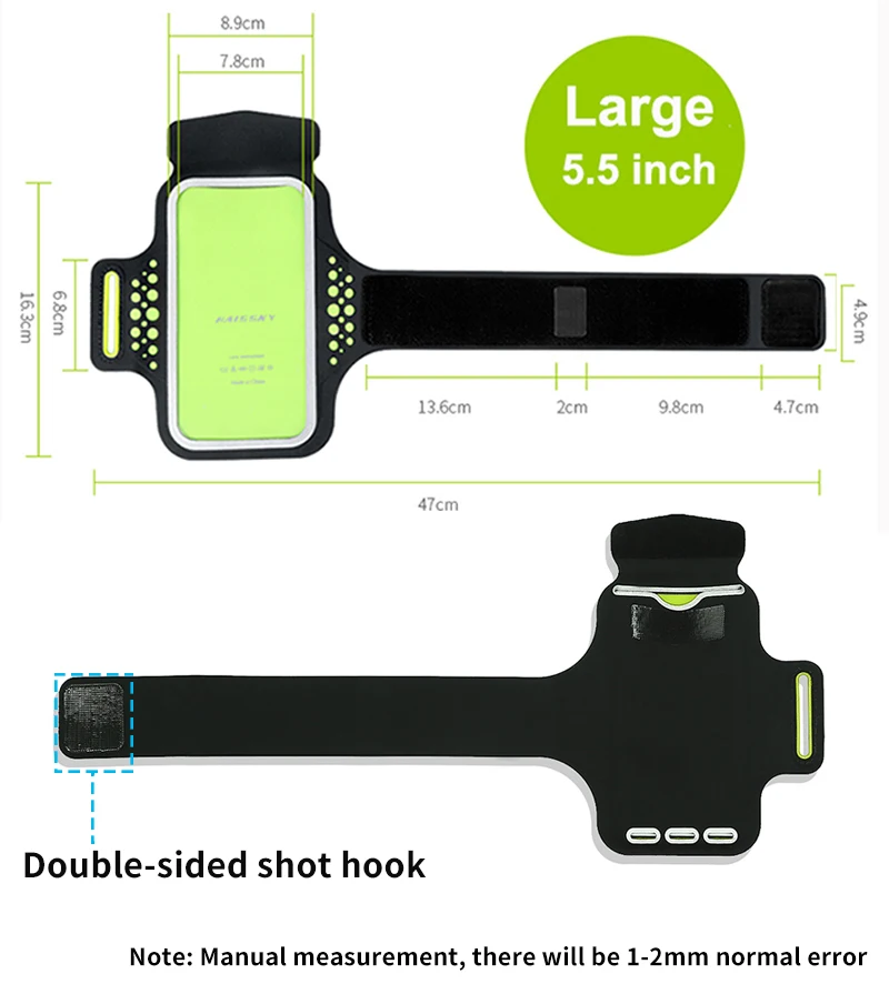 Водонепроницаемый спортивный нарукавники чехол для телефона для iPhone 11 11 Pro Max Xs Max XR водонепроницаемый держатель для спортзала чехол для samsung Note 10 S10 S9 S8
