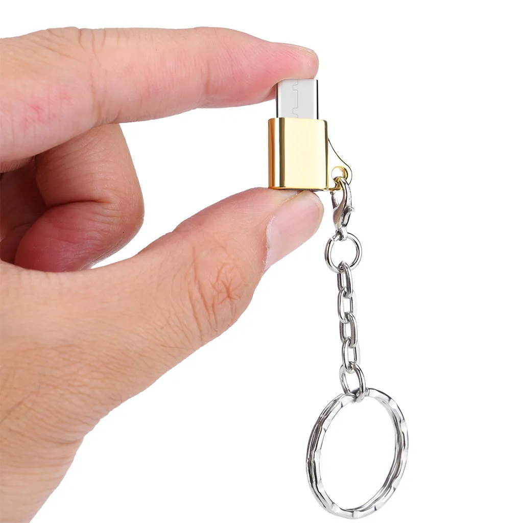 Type-C к Micro USB3.0 данных Мини Портативный зарядный адаптер конвертер адаптер для samsung Galaxy S10 plus#3