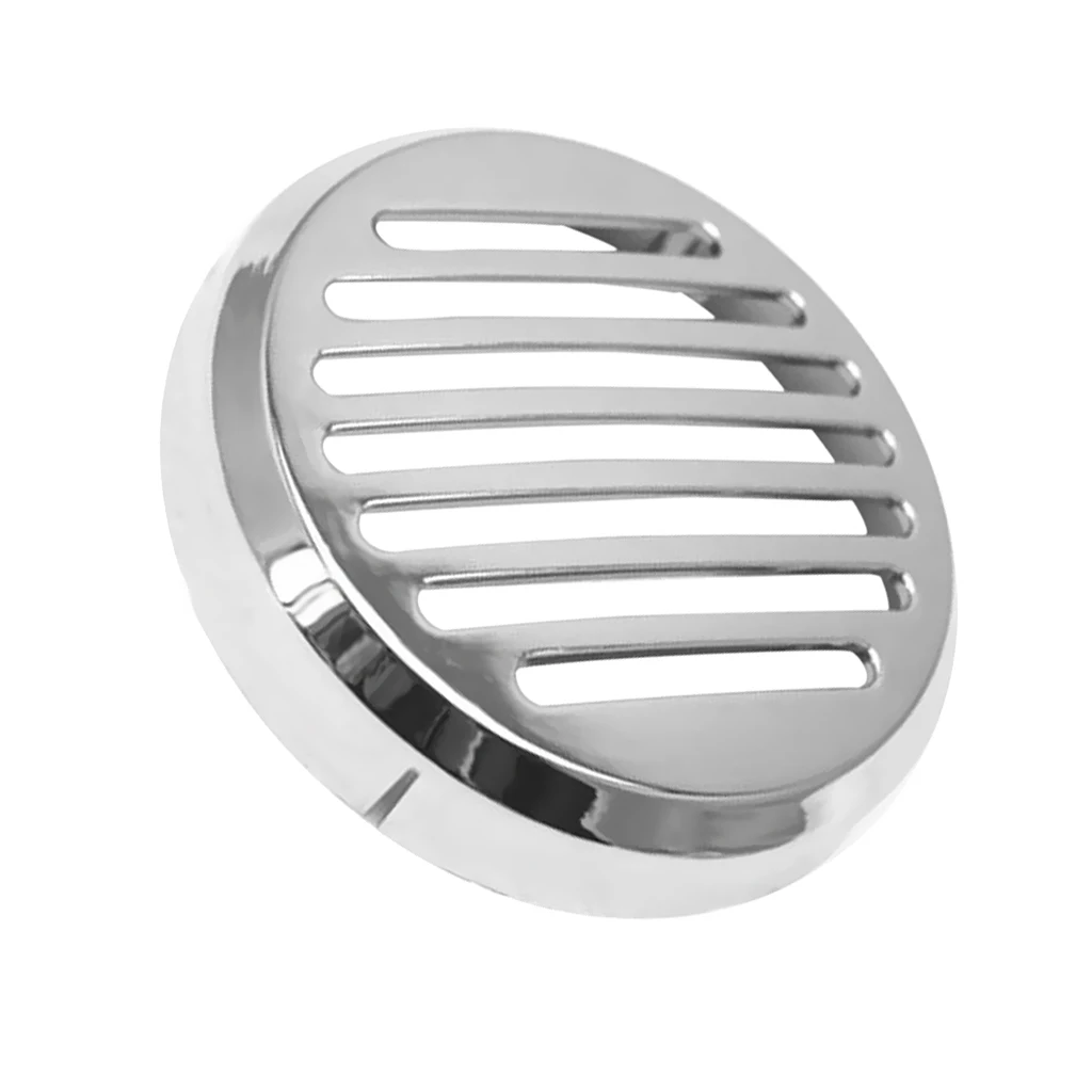 3.5' Round Slotted Horn Cover For Honda VLX VTX VT Shadow Sabre Cruiser Bike Motorbike Horn Cover Motorcycle Accessories