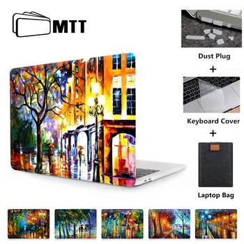 

MTT Oil Painting Case For Macbook Air Pro Retina 11 12 13 15 16 inch With Touch Bar Cover for mac book Pro 13.3 15.4 Laptop Case