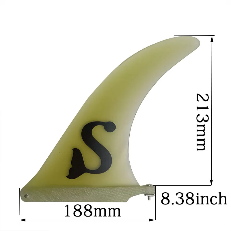 BiLong FCS Одноместный плавник для серфинга 8,38 дюймов весло из стекловолокна доска плавник для серфинга