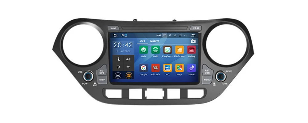 Cheap ZaiXi Auto Radio 2 Din Android Car Player For Hyundai Xcent 2013~2019 GPS Navigation BT Wifi Map Multimedia system Stereo 2