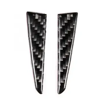 

2pcs Carbon Fiber Steering Wheel Decorative Interior Trim Car Stickers Fit for Infiniti Q50 Q60 2013 2014 2015 2016 2017-2019