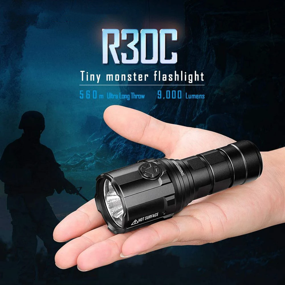 US $129.95 IMALENT R30C Power LED Flashlight 9000 Lumens TypeC USB Rechargeable Flashlight By 21700 Battery for Hunting Search and Rescue
