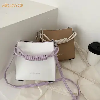 

Women Large Capacity Crossbody Bag Hit Color Female PU Travel Shoulder Pouch Youth Ladies Simple Versatile Bag