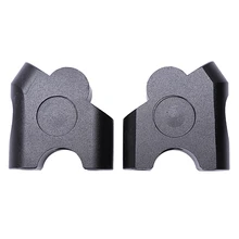 Универсальный Мотоцикл Cnc алюминиевый руль стоячий зажим Крепление конус 2 шт. 22 мм для Triumph Honda Yamaha Suzuki Kawasaki(черный