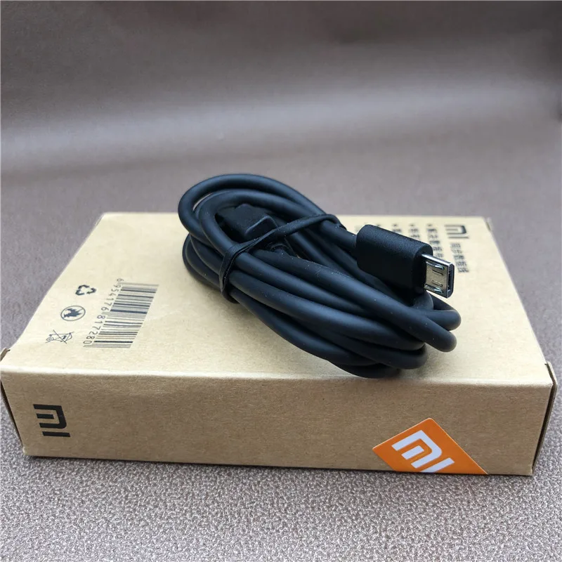 Кабель для быстрой зарядки XIAO mi cro usb type C 2A 120 см для mi F1 A1 A2 6 8 9 SE Red mi K20 Pro Note 4 4X5 6 7 с коробкой - Цвет: micro usb cable