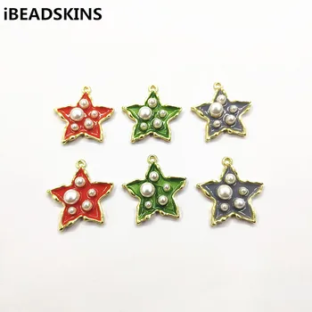 

New arrival! 29x26mm 50pcs/lot zinc Alloy Star shape Charm/Connectors for Jewelry Accessories/Earring Parts/Hand Made DIY