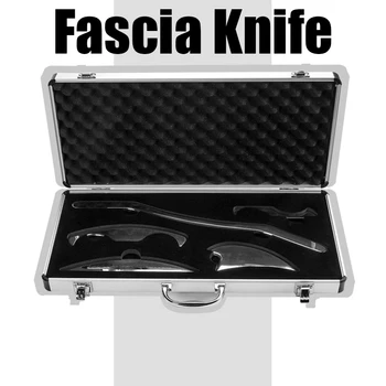 

Fitness Stainless Steel Muscle Fascia Knife a Set Of Myofascial Release Knife Five-Piece Rehabilitation Physiotherapy Scraper