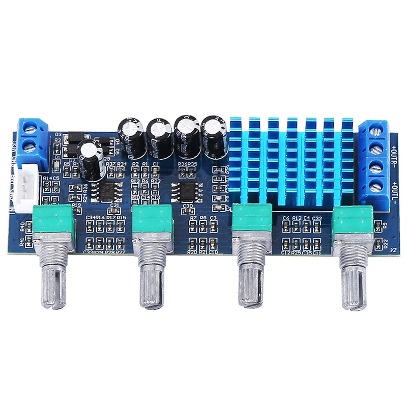 XH-M577 TPA3116D2 аудио высокой мощности тональный Op Amps DC 12-24V двухканальный стерео 2X80W