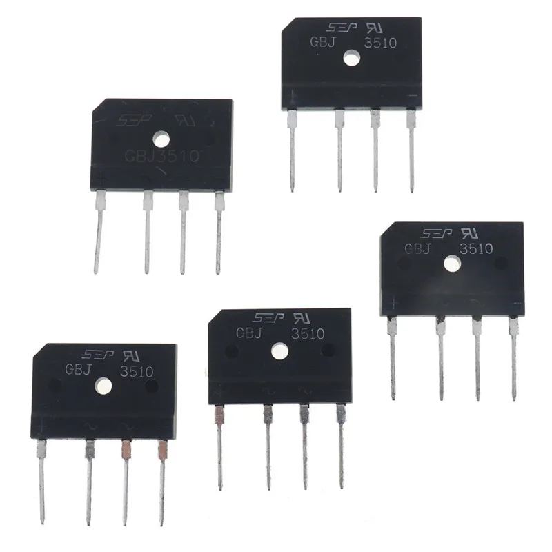 5PCS 35A 1000V Diode Bridge Rectifier GBJ3510 | Инструменты