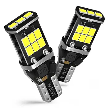 

2X W16W LED T15 Canbus Car Backup Reserve Lights Bulb For VW Touran Polo Bora Tiguan Caddy CC GTI NO OBC ERROR Tail Lamp 12V