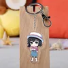 Anime Steins Gate Keychain Cartoon Figure Makise Kurisu Labmen Acrylic Pendent Keyring ► Photo 3/5