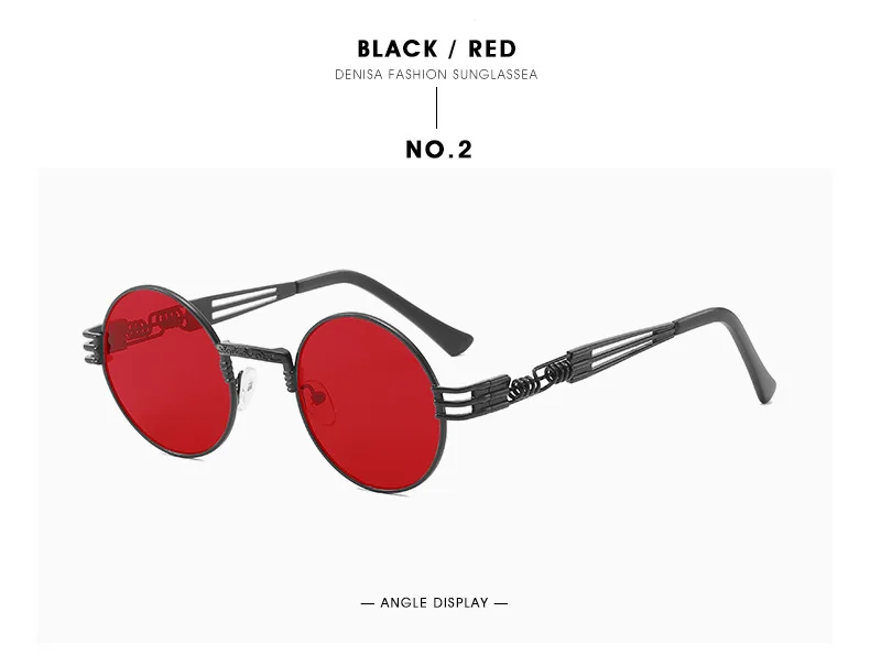 Новые Круглые ретро-очки коробка Весна ноги пара панк Ms. солнцезащитные очки для мужчин